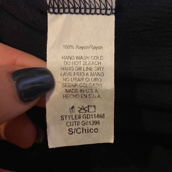 Navy and White Jumpsuit - Picture 6 of 7